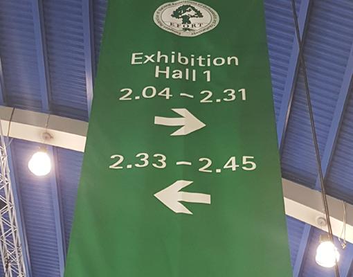 Exhibition aisle branding